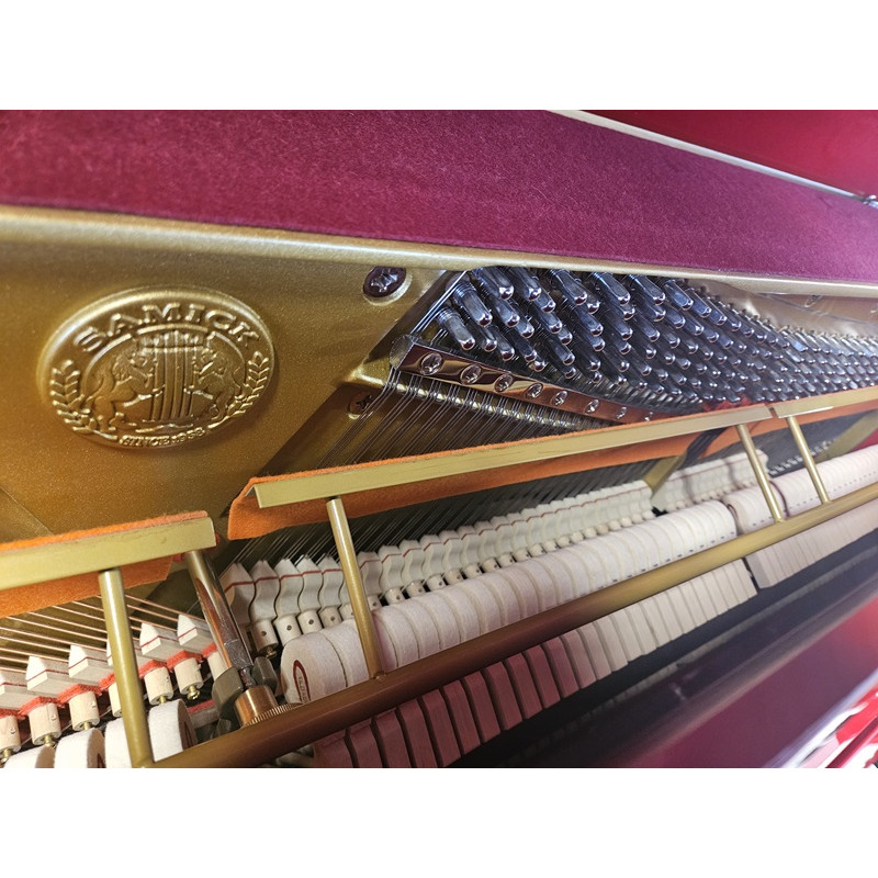 Piano droit Samick modèle 118 Harmonie Rouge - Occasion - Pianorama