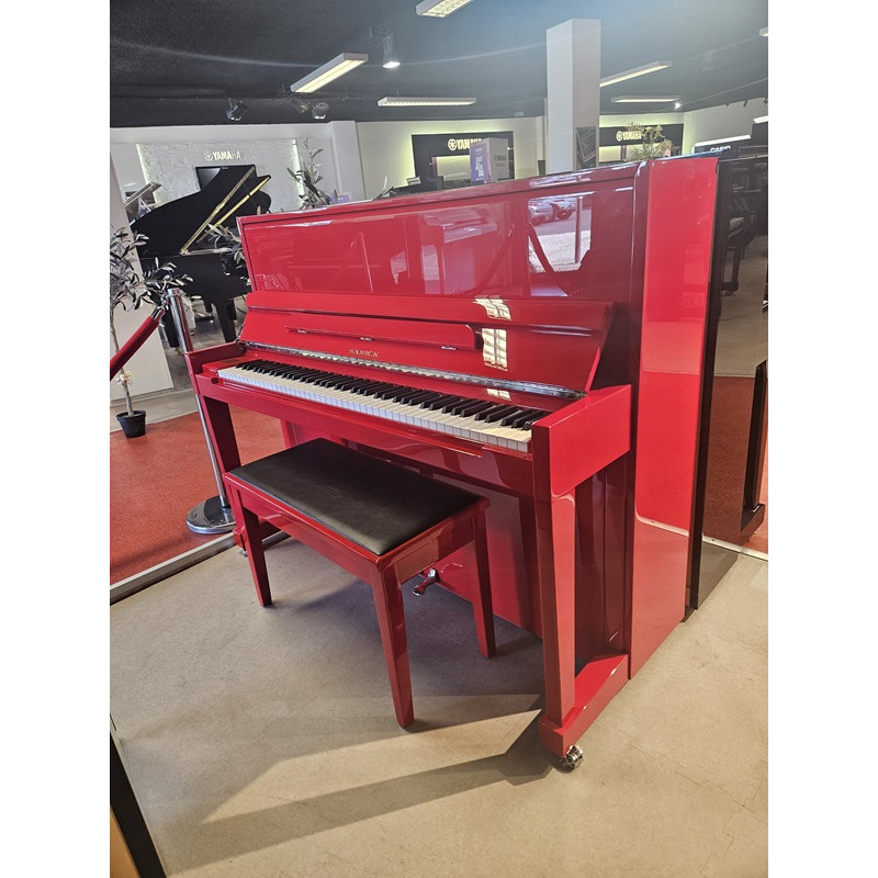 Piano droit Samick modèle 118 Harmonie Rouge - Occasion - Pianorama