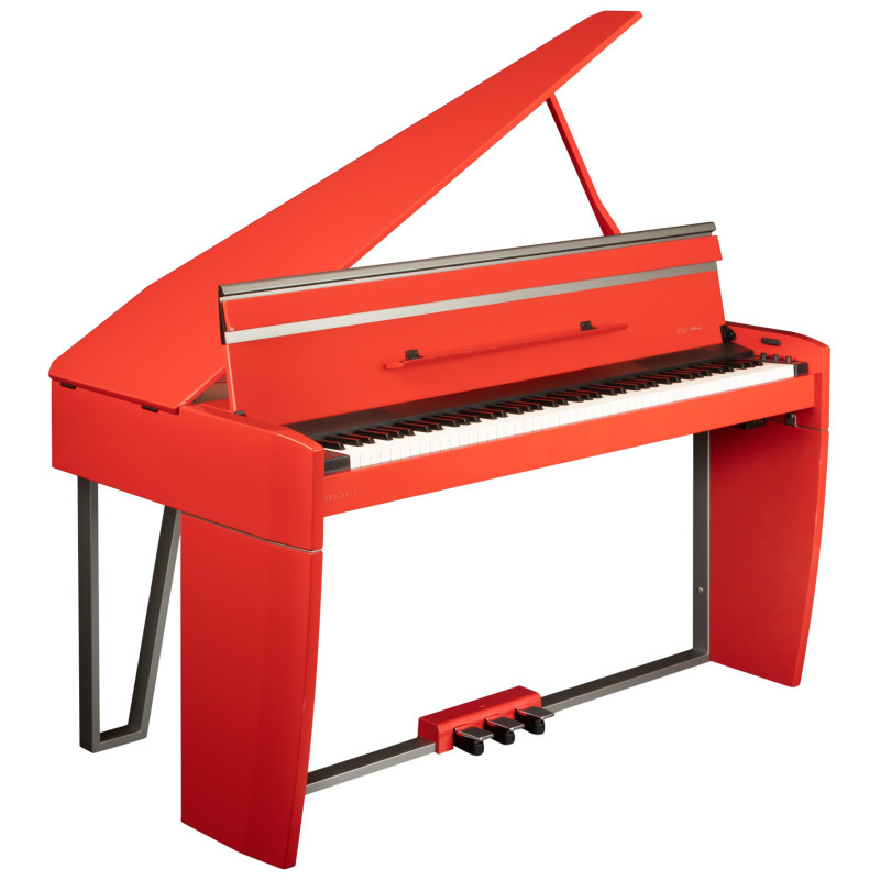 Accueil Dexibell modèle Vivo H10MG - Rouge, noir et blanc brillant - 1